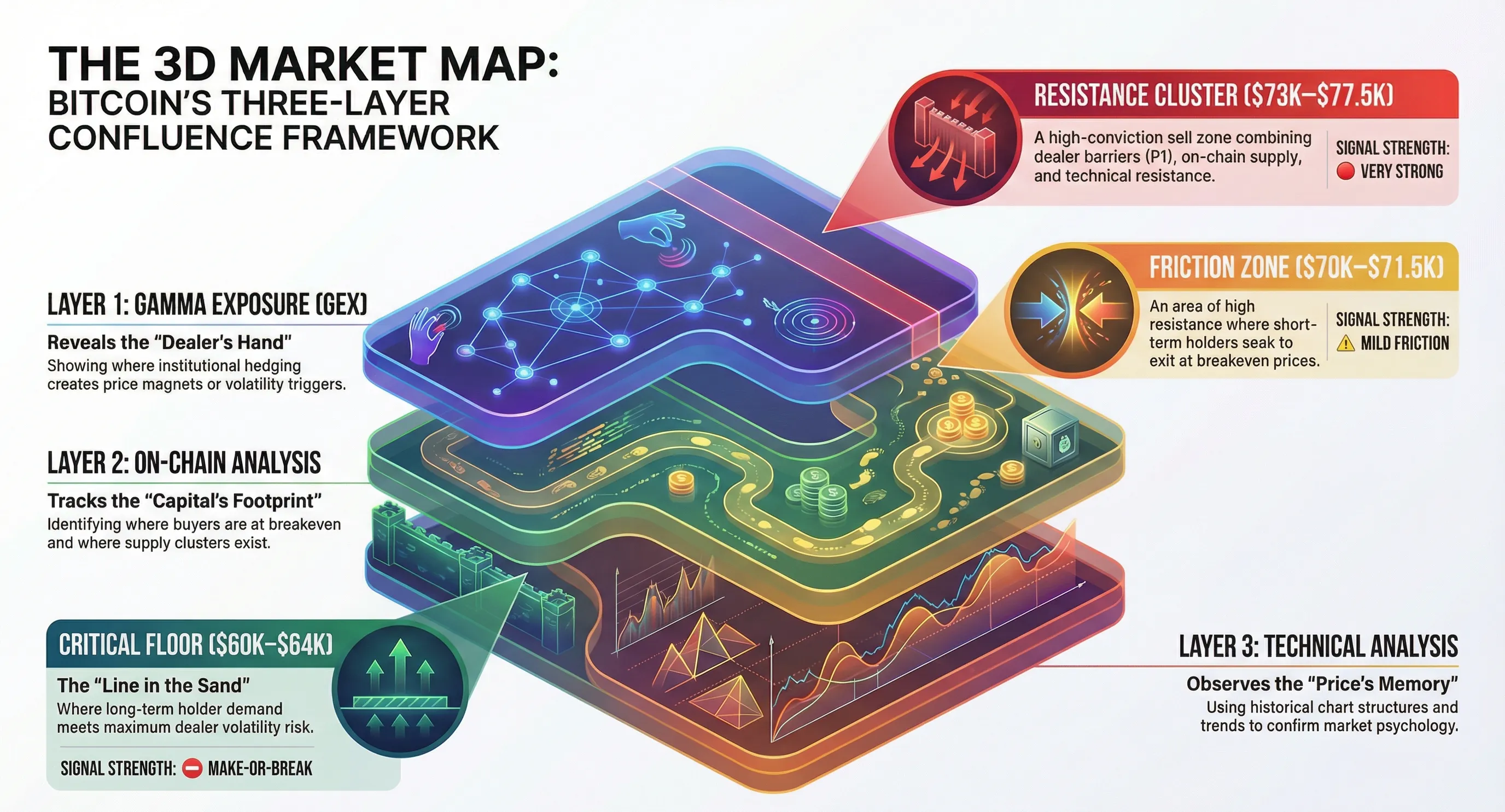 Three-Layer Confluence: Combining GEX, On-Chain, and Technical Analysis