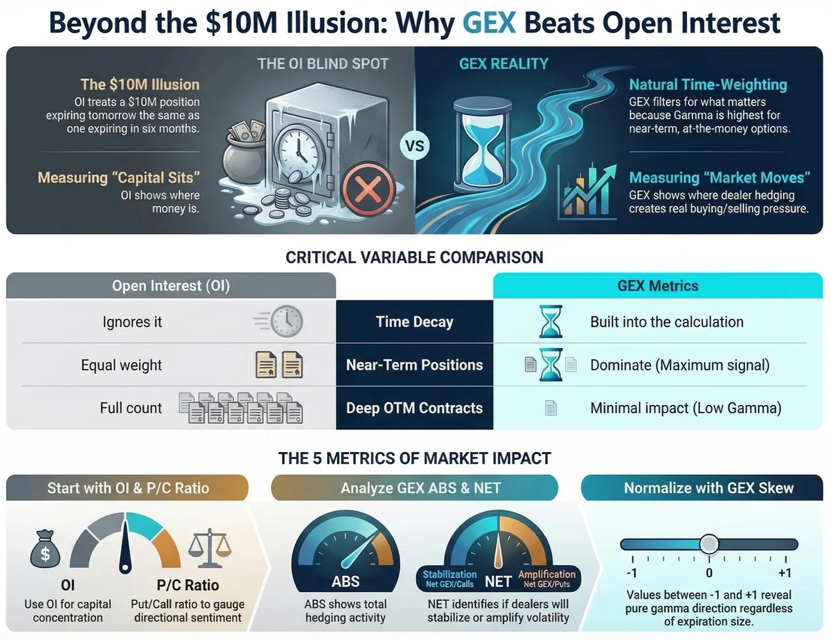 OI vs GEX comparison